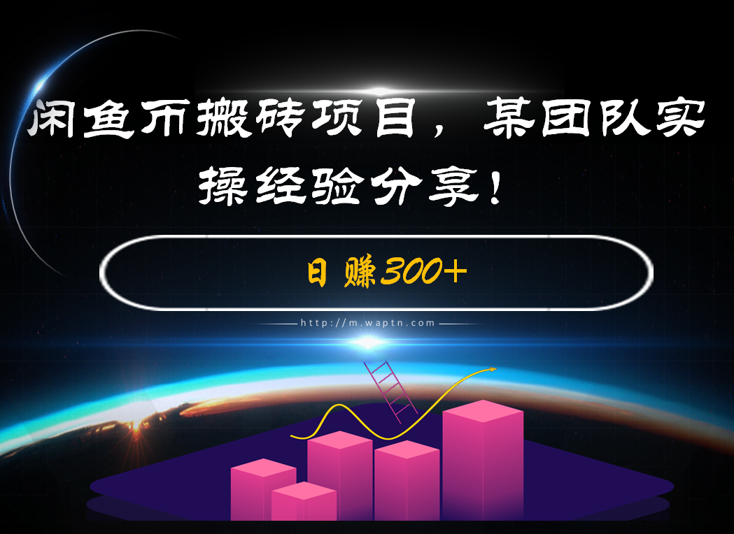 闲鱼币搬砖项目,某团队实操经验分享!-腾哥精选